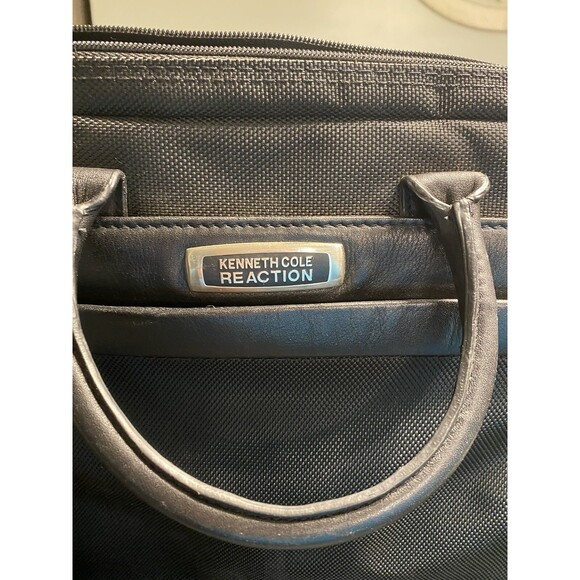 Kenneth Cole Reaction Nylon Laptop Messenger Briefcase Bag - Picture 1 of 9